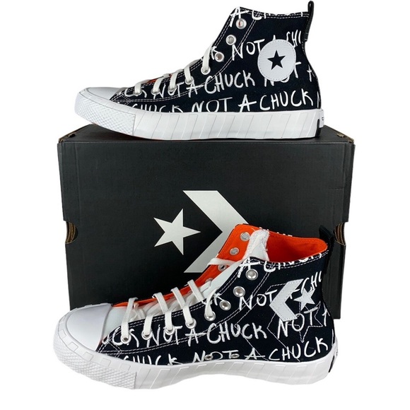 Converse NOT A CHUCK! Converse Chuck 70 Hi 'UNT1TL3D Black Mens 11 retro Y3K NEW - Picture 6 of 13